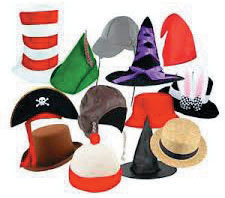 Collection of happy hats